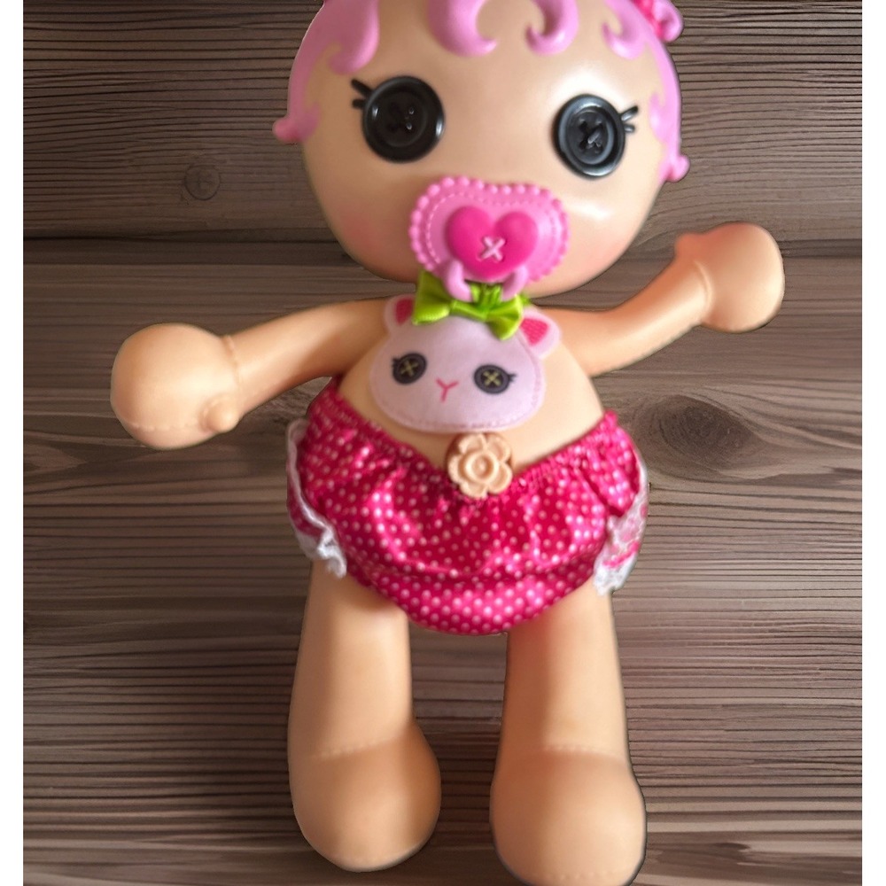 Lalaloopsy Babies Jewel Sparkles Potty Surprise Baby Doll Diaper Paci Toy 11"